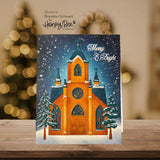 Warm Holiday Wishes 4x4 Stamp Set