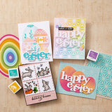Color Layering Decorative Eggs Stencils