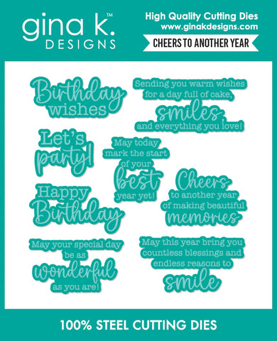 Cheers to Another Year Die Set