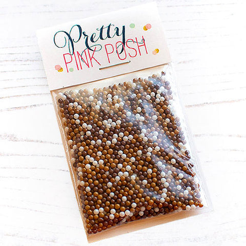 Chocolate Shaker Beads