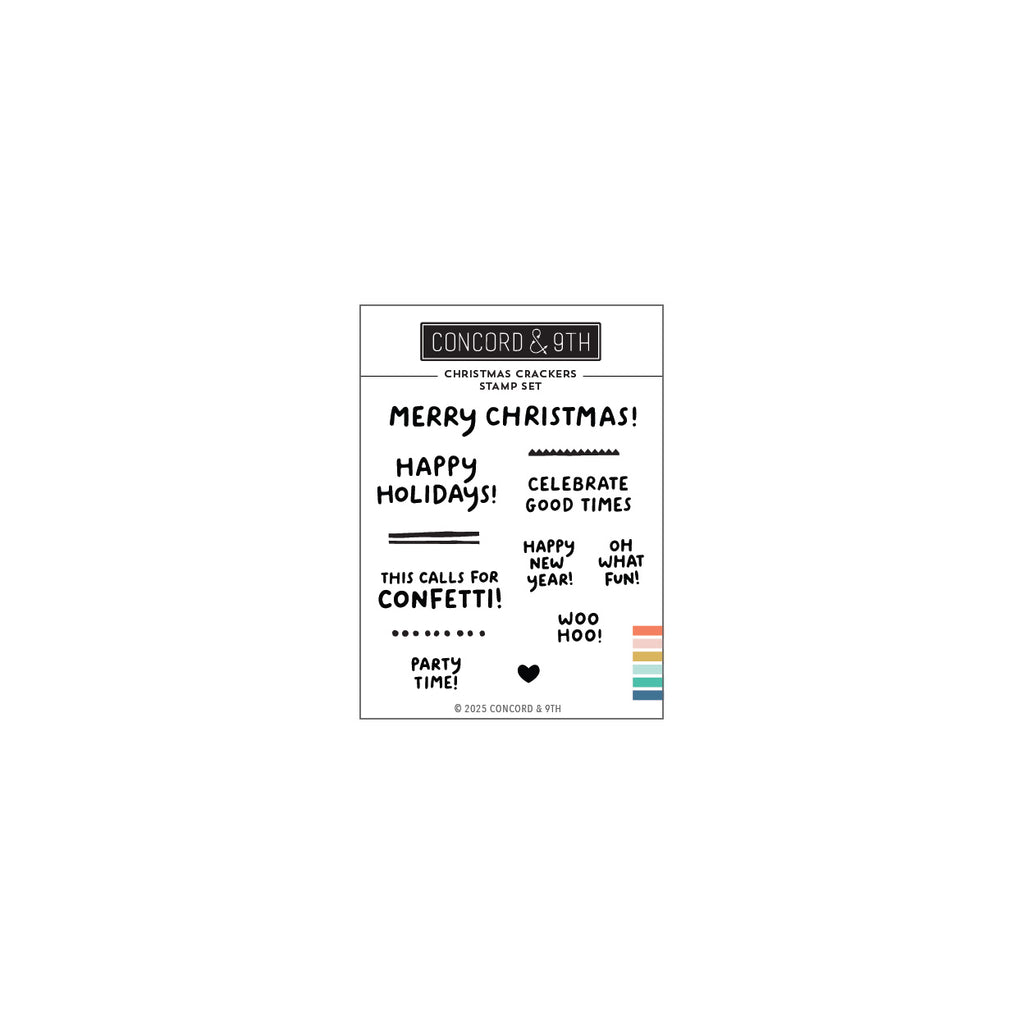 Christmas Crackers Stamp Set (3 x 4)