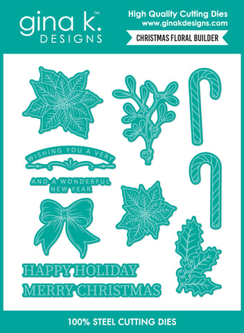 Christmas Floral Builder Die Set