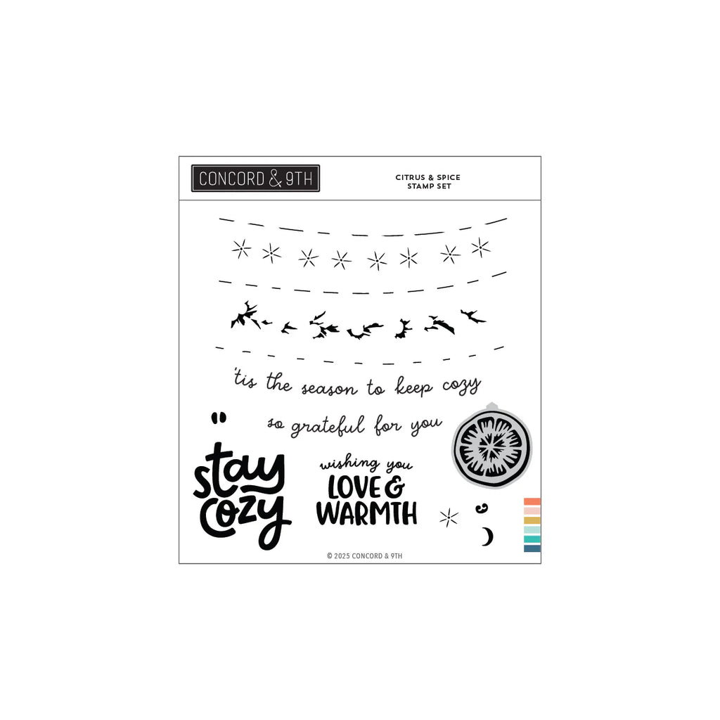 Citrus & Spice Stamp Set (6 x 6)