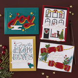 Christmas Cracker Etched Dies from the City Holiday Collection by Yana Smakula