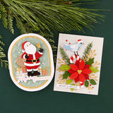 Christmas Die & Glimmer Sentiments Hot Foil Plate & Die Set from the Classic Christmas Collection