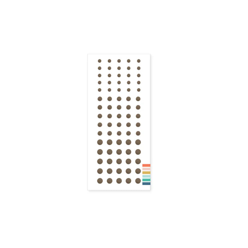 Enamel Dots: Cocoa