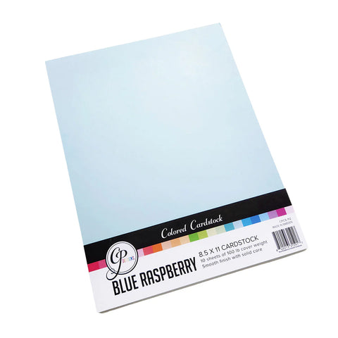 Blue Raspberry Colored Cardstock