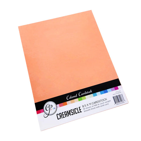 Creamsicle Colored Cardstock