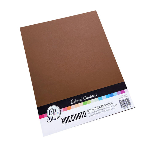 Macchiato Colored Cardstock