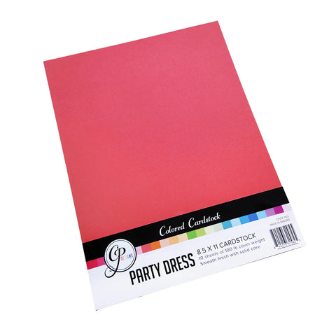 Party Dress Colored Cardstock