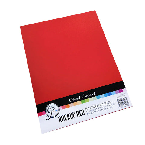 Rockin' Red Colored Cardstock