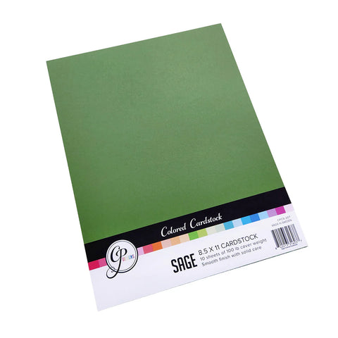 Sage Colored Cardstock