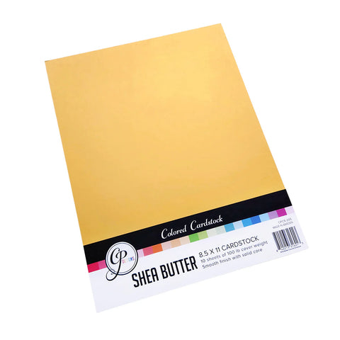Shea Butter Colored Cardstock