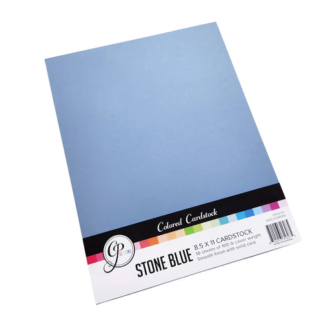 Stone Blue Colored Cardstock