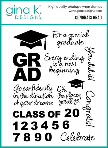 Congrats Grad Stamp Set