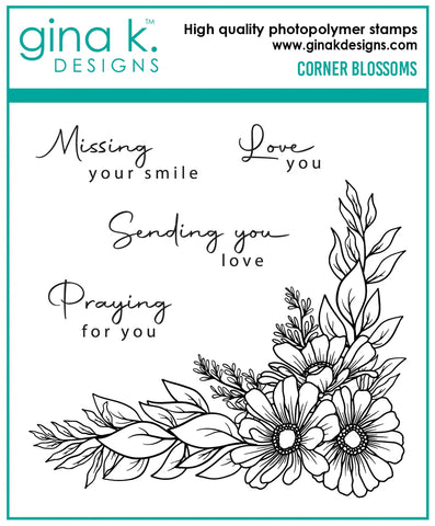 Corner Blossoms Stamp set - RETIRING