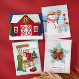 Christmas Horse-Drawn Wagon Etched Dies from the Country Christmas Collection by Annie Williams