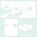 Countryside Stencil Pack (5 qty; 4.75 x 6)
