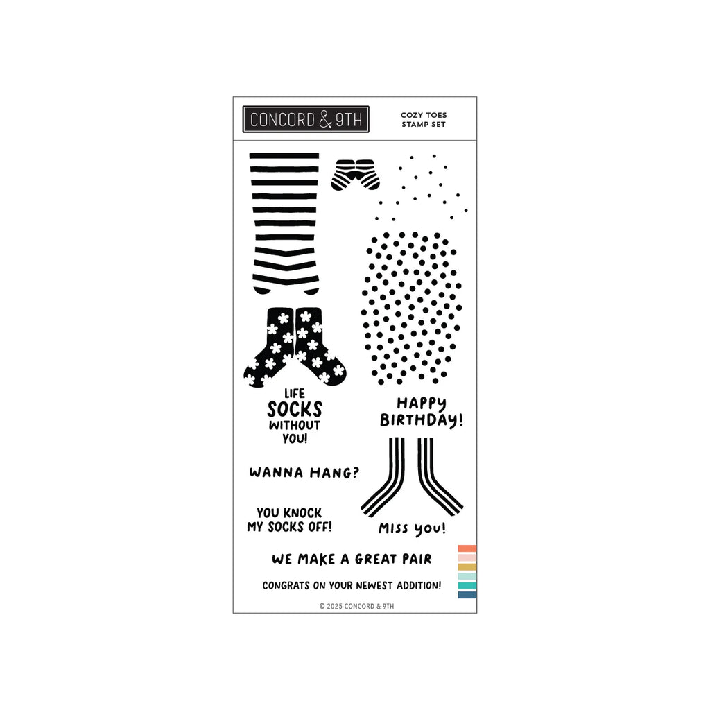 Cozy Toes Stamp Set (4 x 8)
