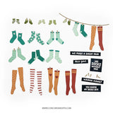 Cozy Toes Stamp Set (4 x 8)