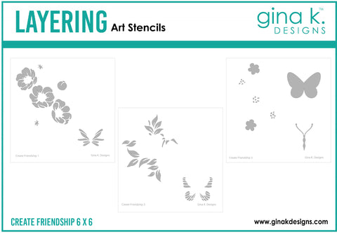 Create Friendship Layering Stencils