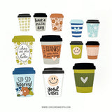 Cup of Kindness Stamp Set (6 x 8; 18 pieces)