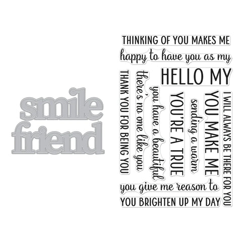 Smile Friend Stamp & Cut XL