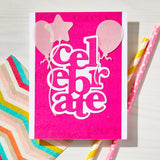 It's Our Anniversary Stamp & Cut from the Let's Celebrate Collection