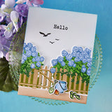 Hero Arts Coastal Blooms HeroScape Stamp & Cut Set from the Seaside Blooms Collection