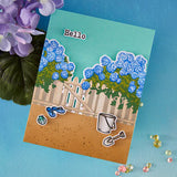 Hero Arts Coastal Blooms HeroScape Stamp & Cut Set from the Seaside Blooms Collection