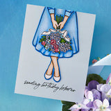 Hero Arts Summer Blooms Clear Stamps from the Seaside Blooms Collection