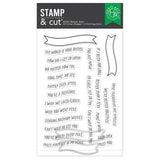 Hero Arts Banner Days Stamp & Cut Set from the Summer by The Shore Collection