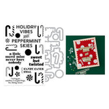 Hero Arts A Little Merri-Mint Stamp & Cut Set from the Candy Cane Season Collection