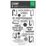 Hero Arts A Little Merri-Mint Stamp & Cut Set from the Candy Cane Season Collection