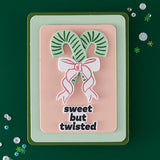 Hero Arts Candy Cane Swag Stamp & Cut Set from the Candy Cane Season Collection