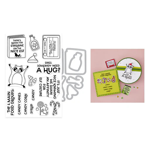 Elf Culture Stamp & Cut Set from the Yule Fuel Collection