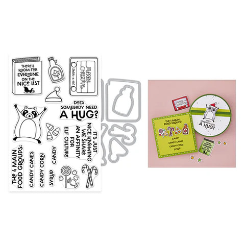 Elf Culture Stamp & Cut Set from the Yule Fuel Collection