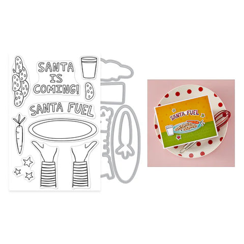 Santa Fuel Stamp & Cut Set from the Yule Fuel Collection
