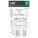 Santa Fuel Stamp & Cut Set from the Yule Fuel Collection