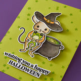 Hero Arts Tricks and Treats Stamp & Cut Set from the Hocus Pocus Collection