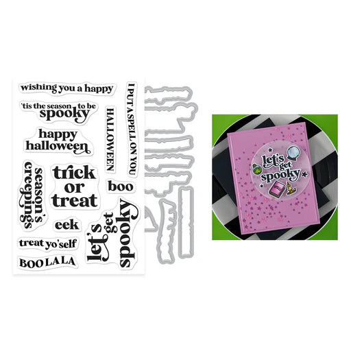 Hero Arts Season’s Creepings Stamp & Cut Set  from the Hocus Pocus Collection