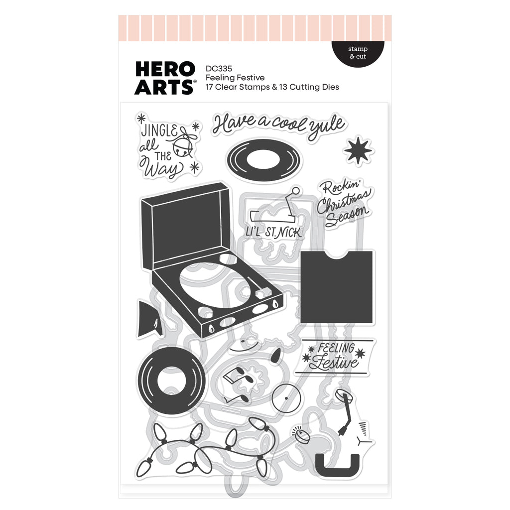 Hero Arts Feeling Festive Stamp & Cut
