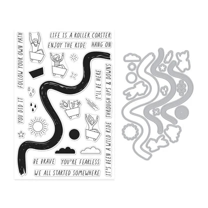 Hero Arts Wild Ride Stamp & Cut Set