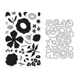 Hero Arts Abstract Floral Stamp & Cut 