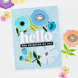 Hero Arts Abstract Floral Stamp & Cut 