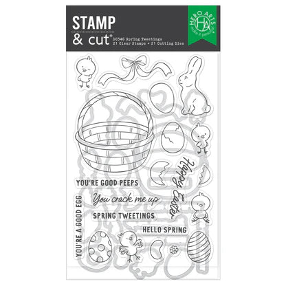 Hero Arts Spring Tweetings Stamp & Cut Set