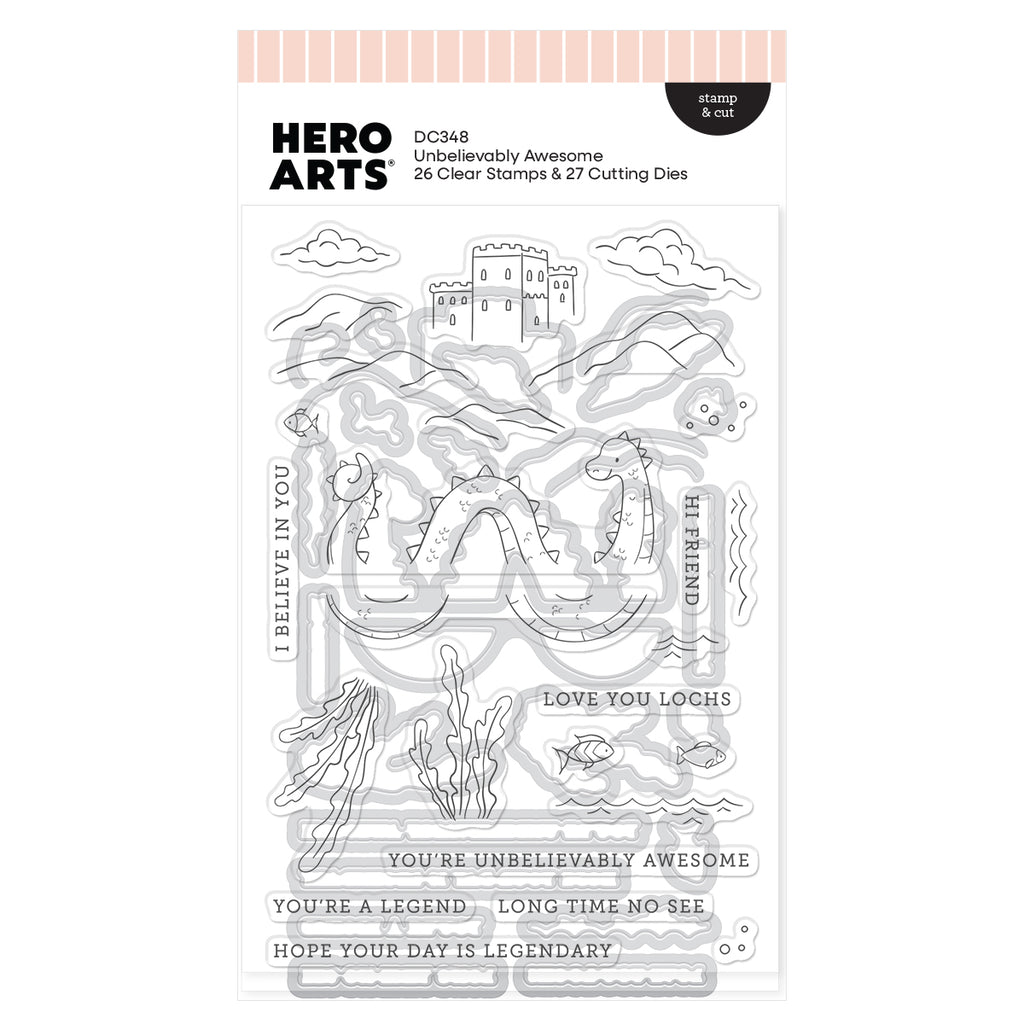 Hero Arts Unbelievably Awesome Stamp & Cut