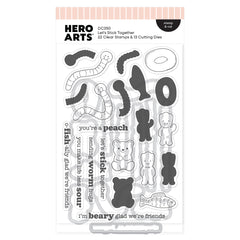 Hero Arts Let's Stick Together Stamp & Cut by Hero Arts + Carly Tee