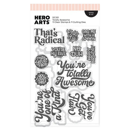 Hero Arts Totally Awesome Stamp & Cut