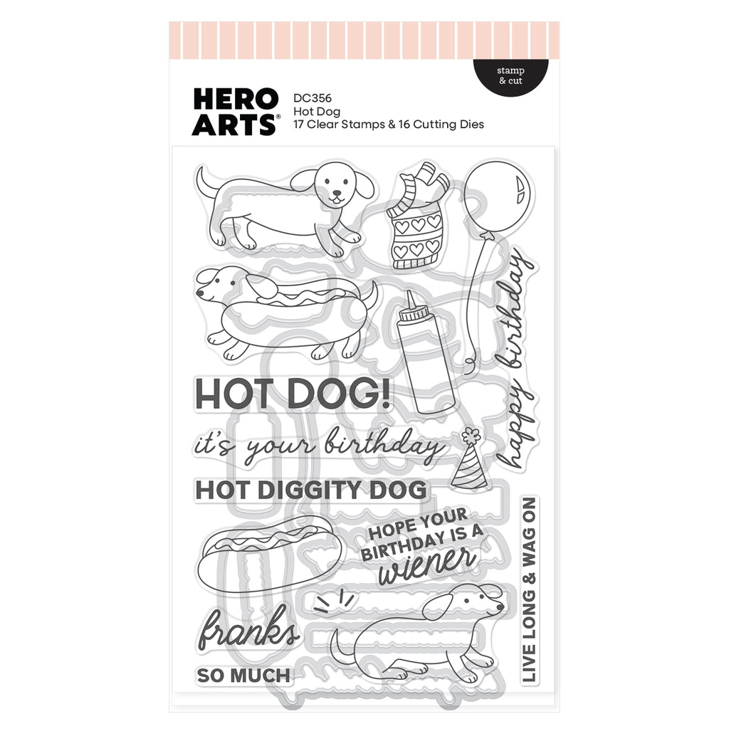 Hot Dog Stamp & Cut